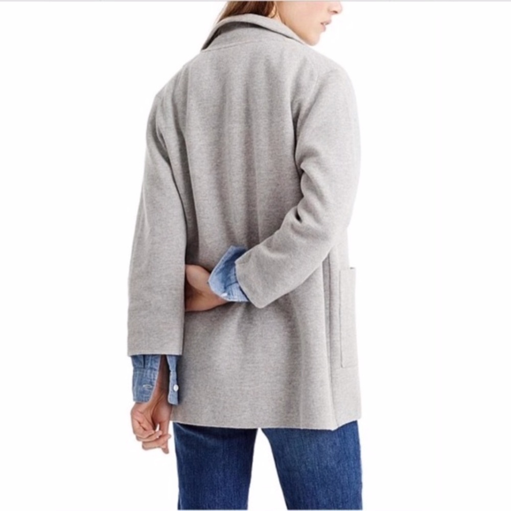 J.Crew Sophie Merino Wool Open Front Sweater Blazer XXS - Picture 2 of 8